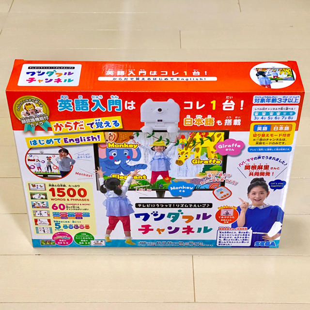 ワンダフルチャンネル テレビにうつって！リズムでえいご♪ セガトイズ【美品】