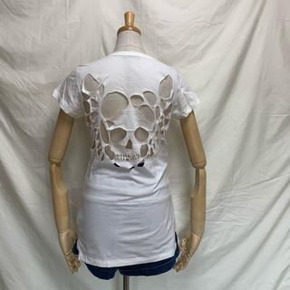 バラク(Barak)のBarak ドクロ型バックオープンTシャツ(Tシャツ(半袖/袖なし))