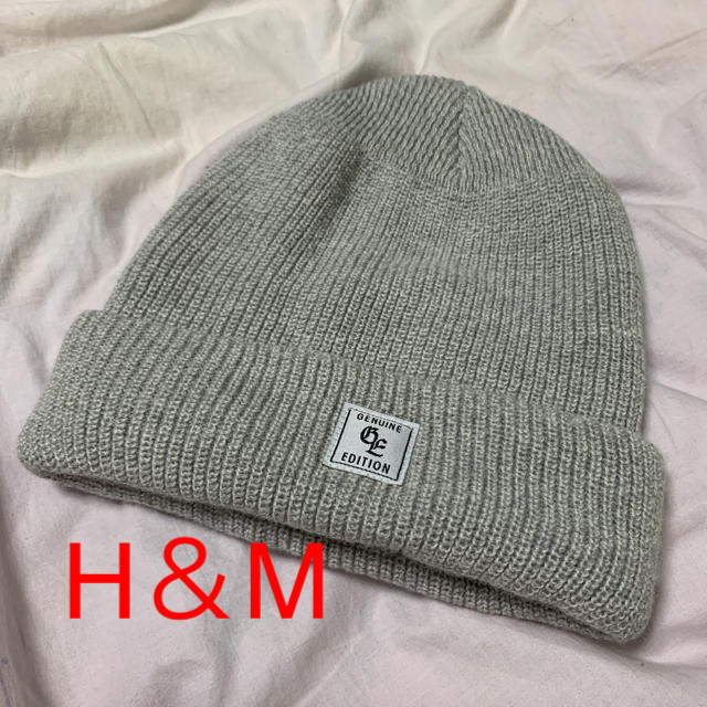 H&M(エイチアンドエム)のH&M  ニットキャップ　ビーニー メンズの帽子(ニット帽/ビーニー)の商品写真