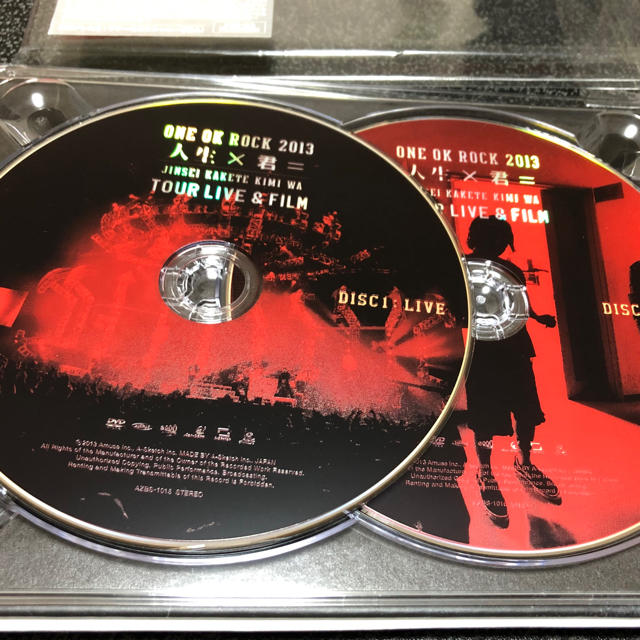 ONE OK ROCK(ワンオクロック)の【初回版LIVE DVD】ONE OK ROCK 人生×君＝ エンタメ/ホビーのDVD/ブルーレイ(ミュージック)の商品写真