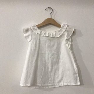 エイチアンドエム(H&M)の未使用！H&M フリルブラウス ノースリーブトップス(ブラウス)