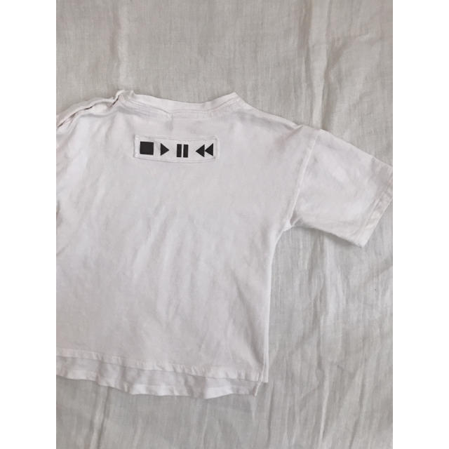 ZARA(ザラ)のzara 9-12 80センチ　白tee キッズ/ベビー/マタニティのベビー服(~85cm)(Ｔシャツ)の商品写真