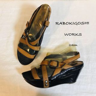 ラボキゴシワークス(RABOKIGOSHI works)のrumimiru☆様専用◈RABOKIGOSHI WORKS◈オール本革 ◈(サンダル)