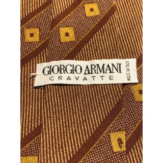 ジョルジオアルマーニ(Giorgio Armani)の【Giorgio Armani】美品　ネクタイ　落ち着いたストライプ(ネクタイ)