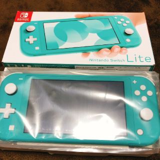 ニンテンドースイッチ(Nintendo Switch)のNintendo Switch lite ニンテンドースイッチライト　ターコイズ(携帯用ゲーム機本体)