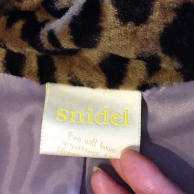 SNIDEL(スナイデル)のsnidel/フェイクファージャケット レディースのジャケット/アウター(ノーカラージャケット)の商品写真