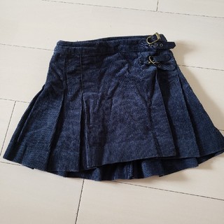 ラルフローレン(Ralph Lauren)のRALPH LAUREN　コーデュロイ濃紺巻きスカート120(スカート)
