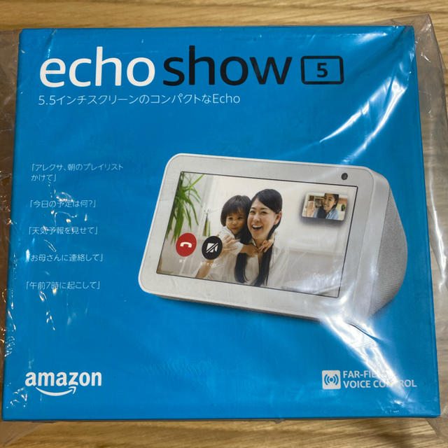 ECHO(エコー)の新品　Echo Show 5　サンドストーン スマホ/家電/カメラのPC/タブレット(ディスプレイ)の商品写真