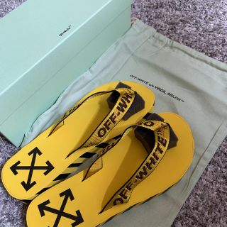 オフホワイト(OFF-WHITE)のセール中　offwhite  ロゴサンダル(サンダル)