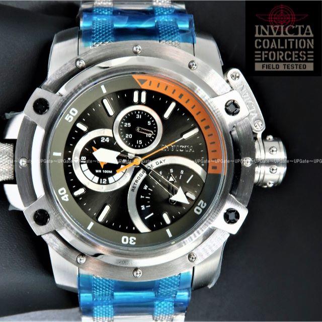 ブラック×オレンジケース武骨＆高級感抜群★INVICTA Coalition Forces 30378