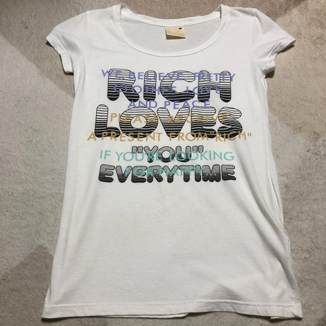 rich(リッチ)のベルナルド様専用rich Tシャツ ロゴT 半袖 トップス カットソー レディースのトップス(Tシャツ(半袖/袖なし))の商品写真