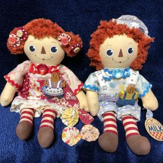 カントリードール ハンドメイド ラガディアン&アンディ風の通販 by