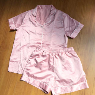 ジーユー(GU)のGU パジャマ 半袖 S ピンク(パジャマ)