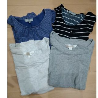 マタニティー(MATERNITY)の授乳服　4枚セット　半袖　ノースリーブ(マタニティトップス)