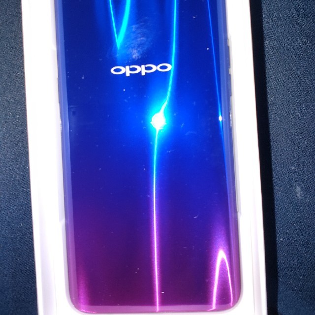 OPPO R17 neo BLUE ブルー UQ mobile 美品UQモバイル