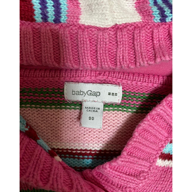 GAP(ギャップ)のGAP ニットワンピース キッズ/ベビー/マタニティのキッズ服女の子用(90cm~)(ワンピース)の商品写真