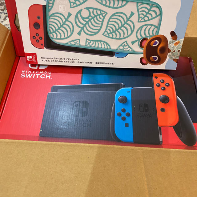 任天堂Switch 本体　どうぶつの森ケース　新品未使用エンタメ/ホビー