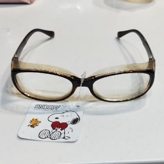 スヌーピー(SNOOPY)のウィルス 花粉 粉塵 防止 メガネ ブラウン SNOOPY  保護メガネ(サングラス/メガネ)