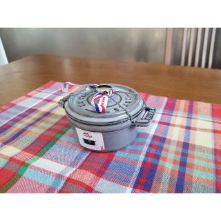 ストウブ(STAUB)のストウブ ピコ ココット ラウンド 10cm グラファイトグレー(鍋/フライパン)