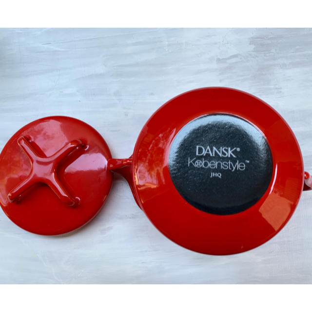 DANSK(ダンスク)のDANSK ダンスク ミニココット ホーロー 両手鍋 インテリア/住まい/日用品のキッチン/食器(食器)の商品写真