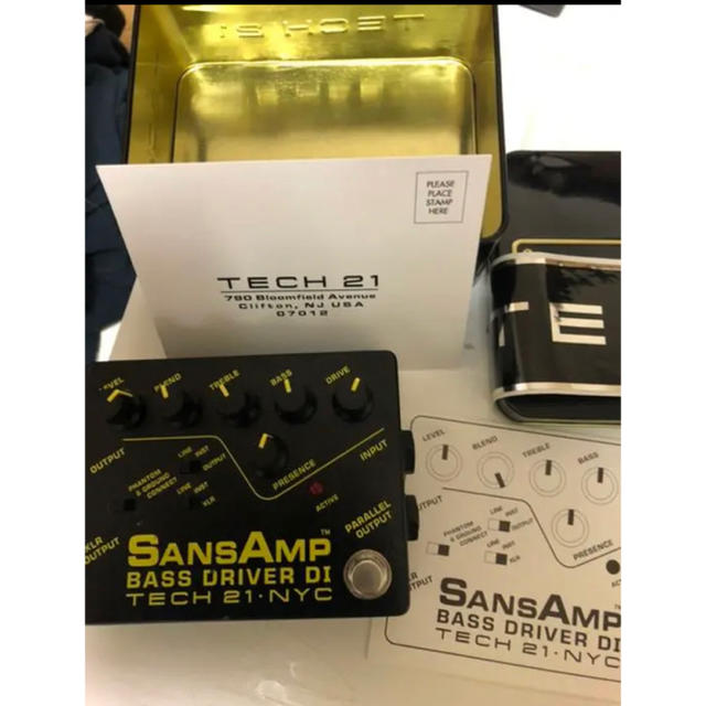 TECH21 サンズアンプ SansAmp BASS DRIVER DI