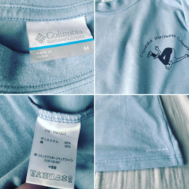 Columbia(コロンビア)のColumbia×長場雄 フェス Tシャツ M ブルー レディースのトップス(Tシャツ(半袖/袖なし))の商品写真