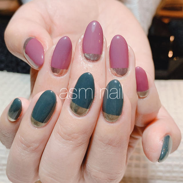 ネイルチップ ジェルネイル asmnail コスメ/美容のネイル(つけ爪/ネイルチップ)の商品写真