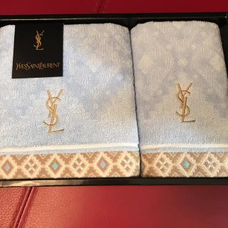 サンローラン(Saint Laurent)の新品　イヴサンローラン タオル　2枚(タオル/バス用品)