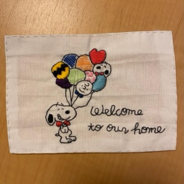 Snoopy ウェルカム スヌーピー 刺繍 ハンドメイドの通販 By Nami S Shop スヌーピーならラクマ
