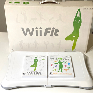 ウィー(Wii)の即発送 Wii Fit / Wii Fit plus バランスWiiボードセット(家庭用ゲームソフト)