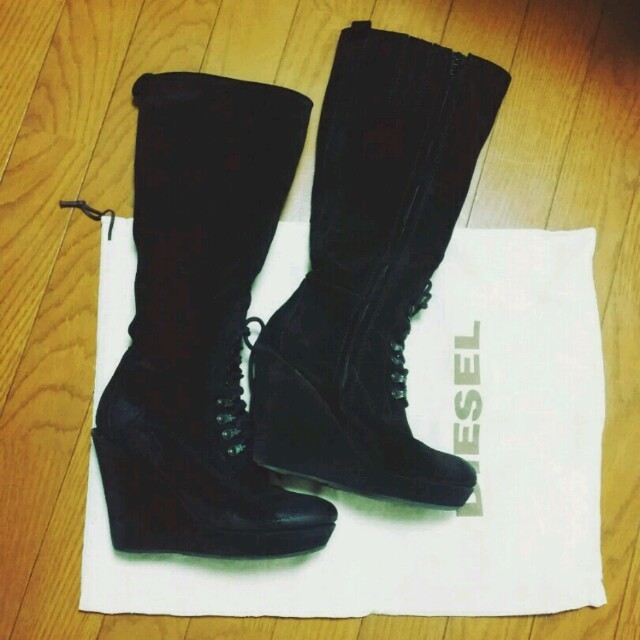 DIESEL(ディーゼル)のDIESEL♡ウェッジブーツ美品♡ レディースの靴/シューズ(ブーツ)の商品写真