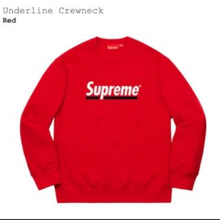 シュプリーム(Supreme)のSupreme Underline Crewneck(スウェット)