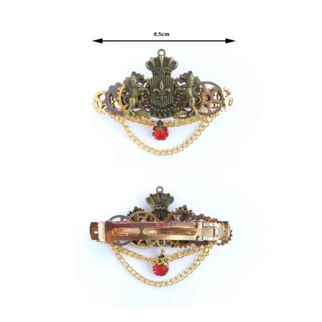 王国の秘宝バレッタ ハンドメイドのアクセサリー(ヘアアクセサリー)の商品写真