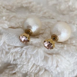 ローズバッド(ROSE BUD)のROSEBUD◆2wayパールキャッチビジューピアス(ピアス)