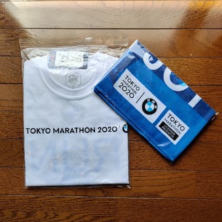 ビーエムダブリュー(BMW)のBMW オリジナル東京マラソン2020Tシャツ タオル(ノベルティグッズ)