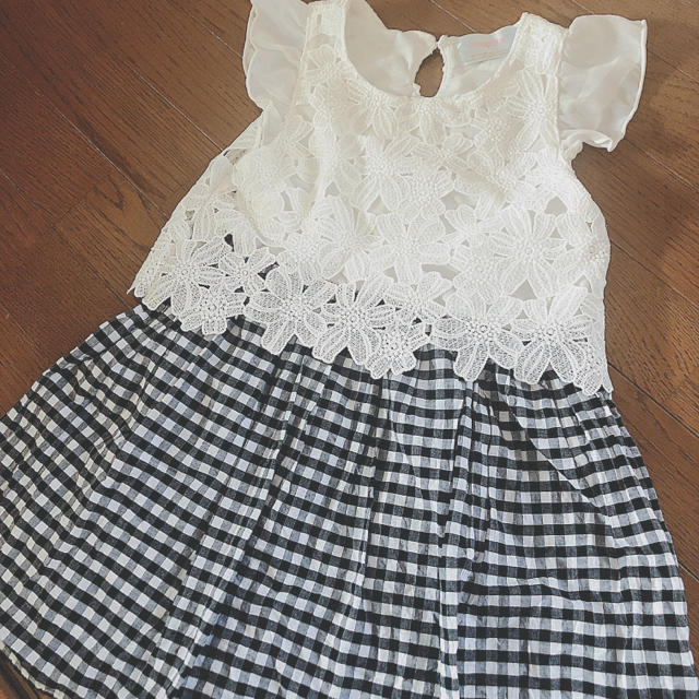 フォーマルにも✨120＊ワンピ キッズ/ベビー/マタニティのキッズ服女の子用(90cm~)(ワンピース)の商品写真