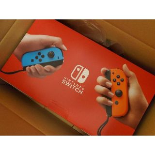 ニンテンドウ(任天堂)の【新品未開封】任天堂Nintendo Switch スイッチ 新型 本体 ネオン(家庭用ゲーム機本体)