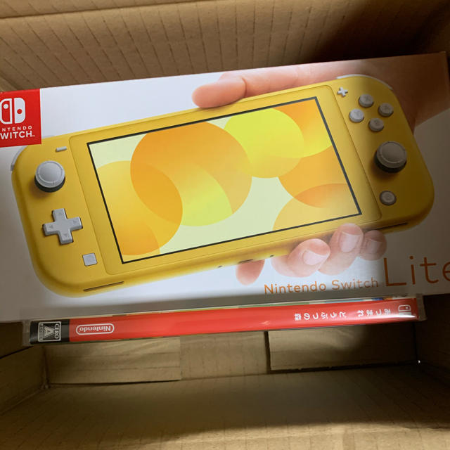 Nintendo Switch lite イエロー 本体 あつまれどうぶつの森 1