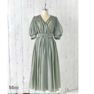 スナイデル(SNIDEL)のAiry Volume Sleeve Dress　herlipto(ロングワンピース/マキシワンピース)