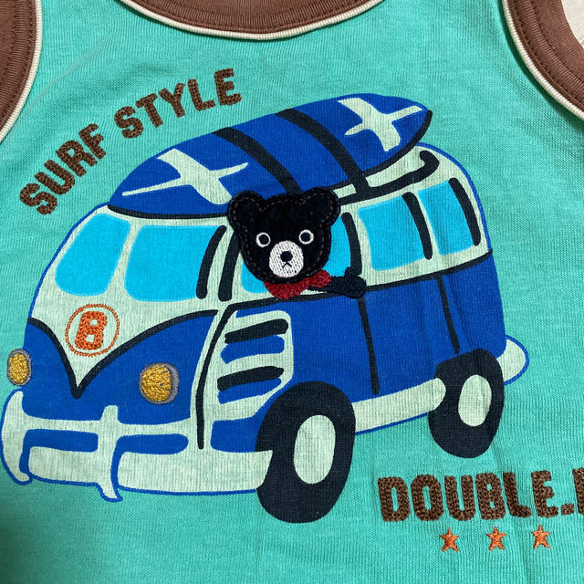 DOUBLE.B(ダブルビー)のDOUBLE.B   MIKI HOUSE 80タンクトップ キッズ/ベビー/マタニティのベビー服(~85cm)(Ｔシャツ)の商品写真