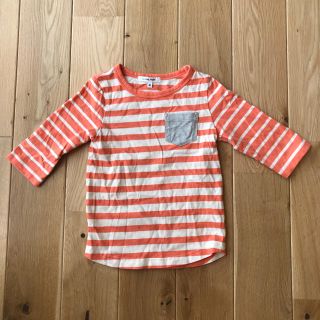 グローバルワーク(GLOBAL WORK)の美品 ストライプ ロンT(Tシャツ/カットソー)