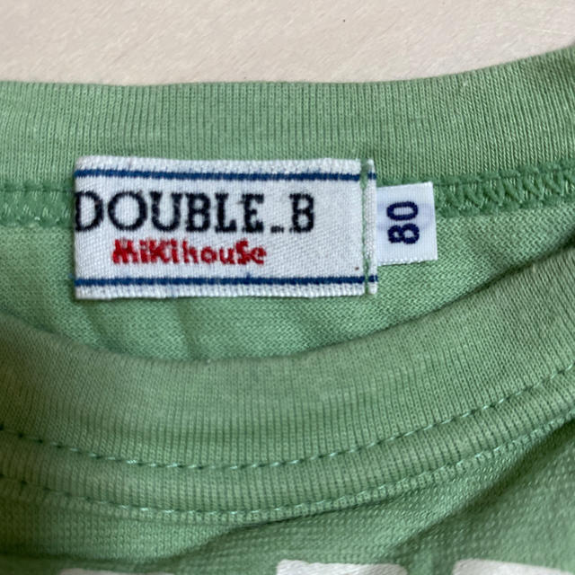 DOUBLE.B(ダブルビー)のDOUBLE.B   MIKI HOUSE 80Ｔシャツ キッズ/ベビー/マタニティのベビー服(~85cm)(Ｔシャツ)の商品写真