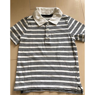 オールドネイビー(Old Navy)のキッズ ストライプ ポロシャツ  サイズ 100㎝  オールドネイビー 美品(Tシャツ/カットソー)