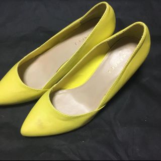 vincci イエローパンプス(ハイヒール/パンプス)