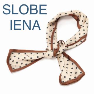 スローブイエナ(SLOBE IENA)のスローブイエナ　SLOBE IENA  ドットスカーフ　/ベルト　ハンカチ(バンダナ/スカーフ)