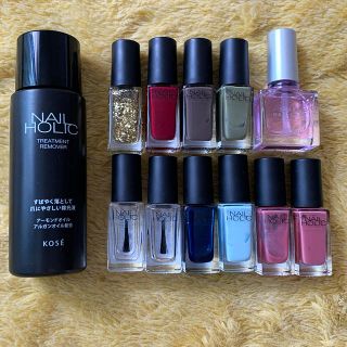 ネイルホリック(NAIL HOLIC)の【NAIL HOLIC 10本】リムーバー  ネイルケア付(マニキュア)