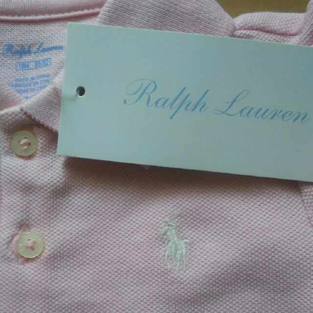 Ralph Lauren(ラルフローレン)のラルフ・ローレンベビー 半袖ワンピース キッズ/ベビー/マタニティのベビー服(~85cm)(ロンパース)の商品写真