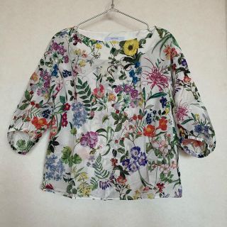 アンタイトル(UNTITLED)の【値下げ中】UNTITLED 花柄 ボタニカル ブラウス(シャツ/ブラウス(長袖/七分))