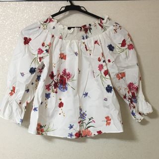 ザラ(ZARA)のZARA 花柄チュニック(チュニック)