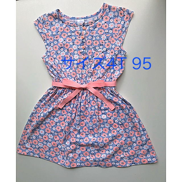 carter's(カーターズ)のカーターズ　花柄ワンピース　4T キッズ/ベビー/マタニティのキッズ服女の子用(90cm~)(ワンピース)の商品写真